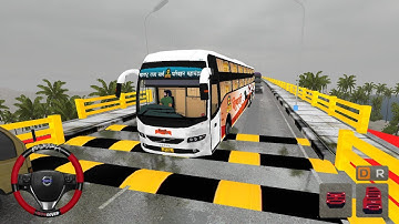 (MSRTC) Shivshahi Bus Mod For Bussid - Bus Simulator Indonesia Gameplay 😲 - Bus Game 