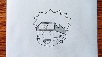 How To Draw Naruto Chibi Easy / Step by Step / Easy Anime Drawing