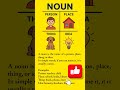 Noun - Learn English #basicenglishgrammar #grammar #noun #spokenenglish #learnenglish
