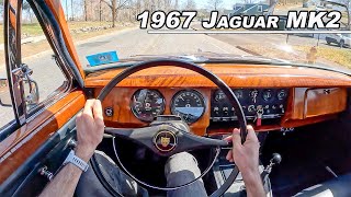 1967 Jaguar Mk2  The 4 Door EType for Bank Robbers (POV Binaural Audio)