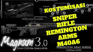 MAGNUM 3.0 GUN CUSTOM SIMULATOR Indonesia | Kustomisasi Bolt Action Sniper Rifle M4A06 screenshot 4