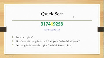 metode Quick sort