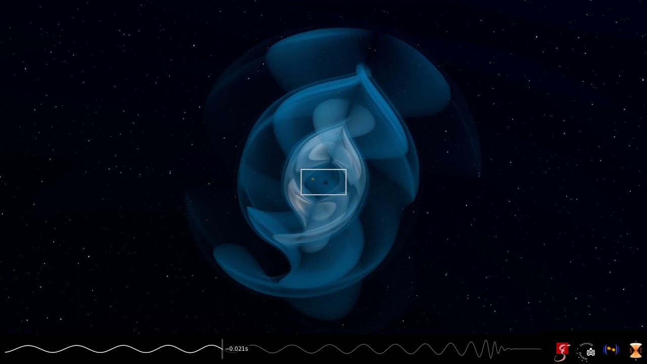 Simulation of a black-hole–neutron-star merger (GW200115)