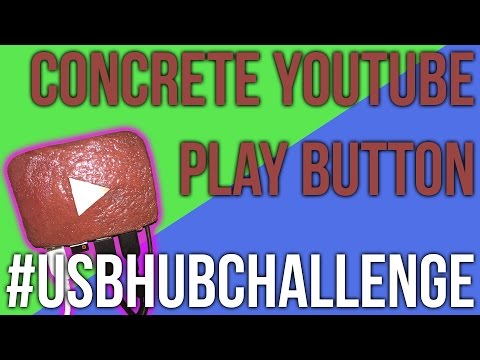 Concrete YouTube Creator Play Button Hub | #USBHUBCHALLENGE | Inspired by Gaico Whatever | How To