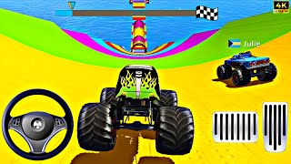 Monster Truck Mega Ramp Extreme Racing - Impossible GT Car Stunts Driving Gameplay 135 screenshot 5