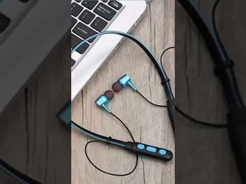 B11 Neckband Wireless Bluetooth Earphone- Built  in Mic Bluetooth Headset