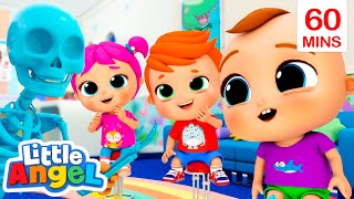 Baby John Learns Bones! | Healthy Habits Little Angel Nursery Rhymes by Healthy Habits Little Angel Nursery Rhymes 289,375 views 11 months ago 1 hour, 1 minute