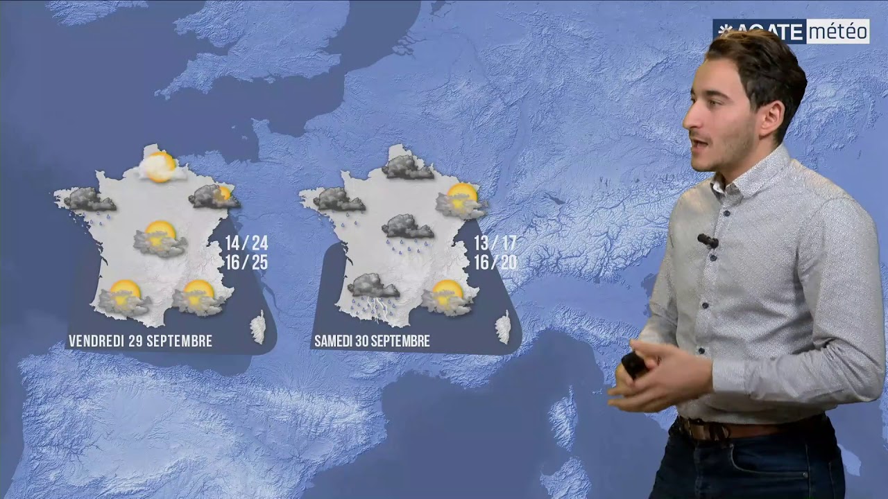 MÉTÉO AGATE DU 28 09 2017 - YouTube