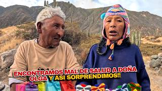 Encontramos MAL de SALUD a Doña OLGA y así fue como SORPRENDIMOS a Don LEON