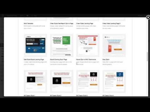Setup Menus in OptimizePress LiveEditor Pages