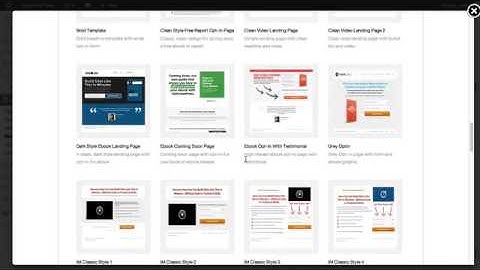 Setup Menus in OptimizePress LiveEditor Pages