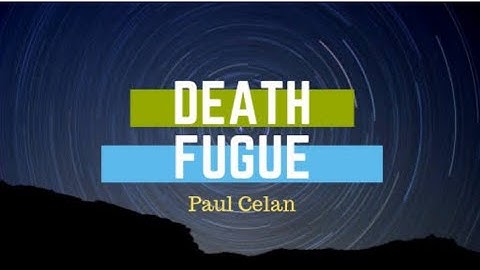 Death fugue-paul Celan explanation in Malayalam