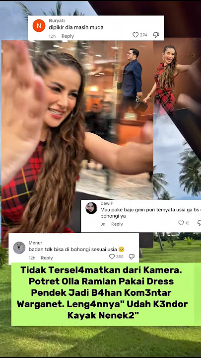 Netizen Salfok Leng4n Olla Ramlan yang Terlihat K3ndor