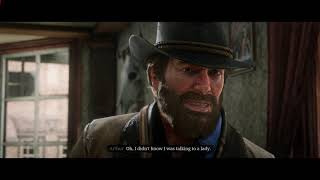 Red Dead Redemption 2 RX 5700 XT 4K Upscaled SALOON FIGHT GAMEPLAY