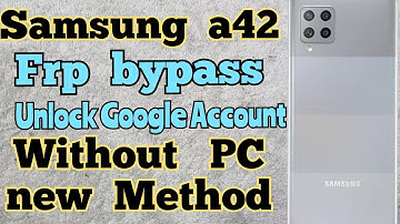 Samsung Galaxy A42 Frp Bypass without PC  / Unlock google account samsung a42 android 11 12