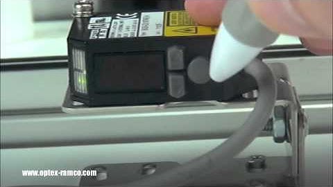 Optex FA BGS-DL-T Series -  Display Walk-Thru Part 2