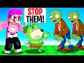 Can LANKYBOX & WOLFOO Defeat PLANTS vs. ZOMBIES IN MINECRAFT?! (EPIC BATTLE!)