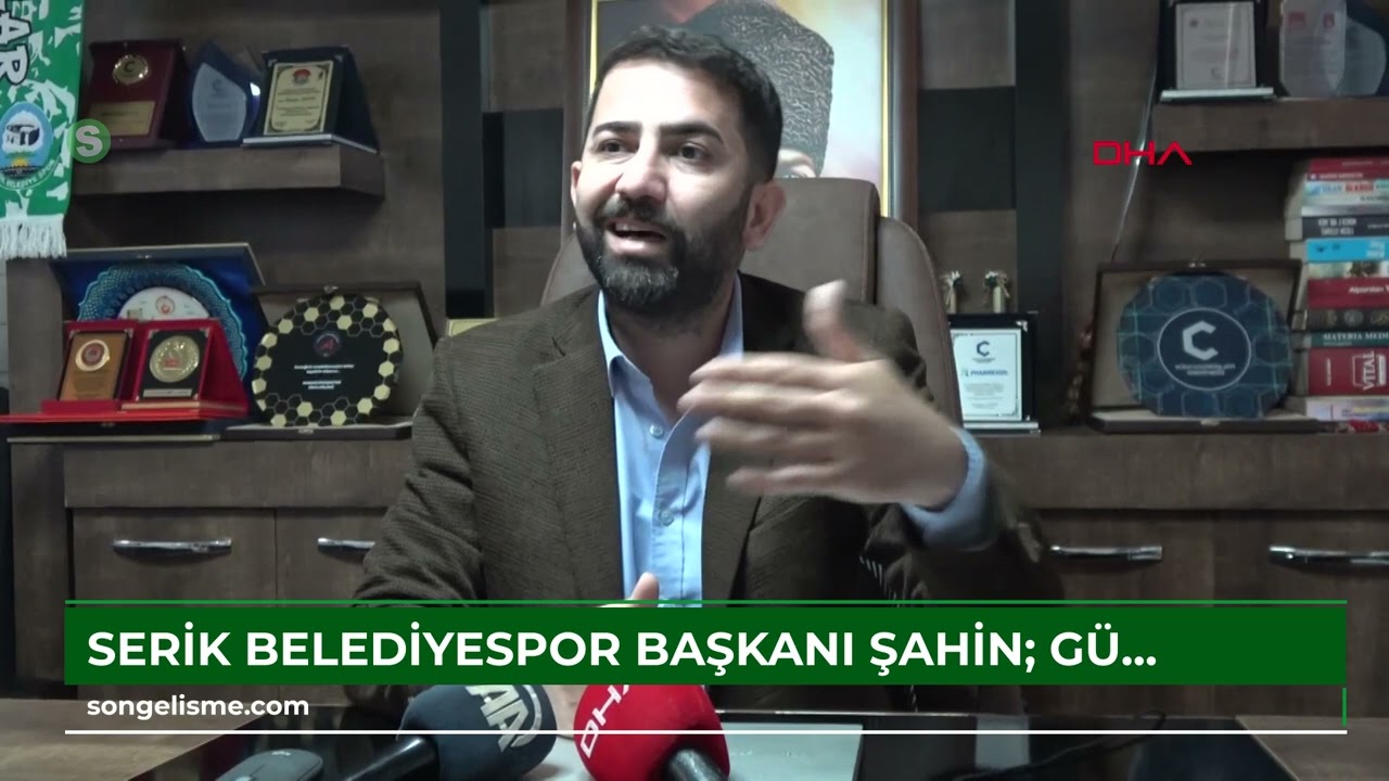 Serik Belediyespor Başkanı Şahin: Güvenmediğim futbolcu topluluğu ile maça çıkmam (VİDEO EKLENDİ)