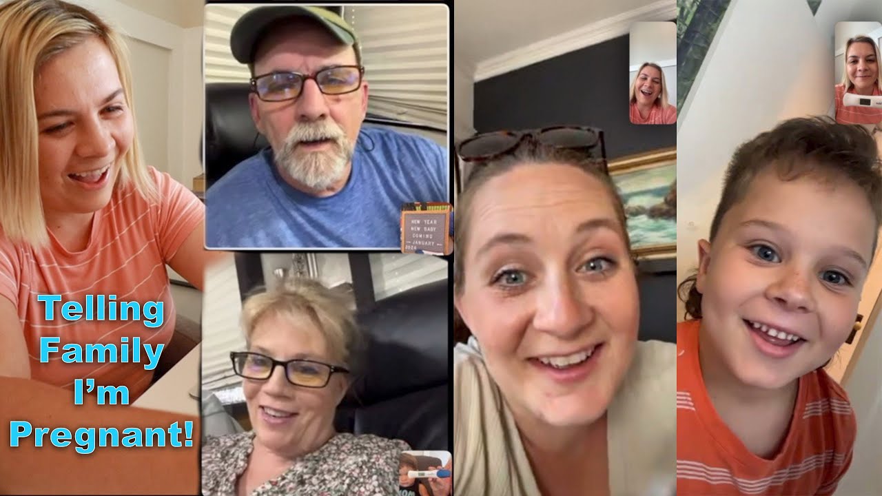 Сообщаю семье, что я беременна!