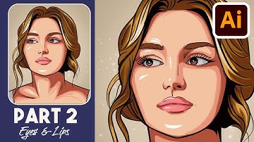 How to Draw Vector art / Full process simple portrait sketch