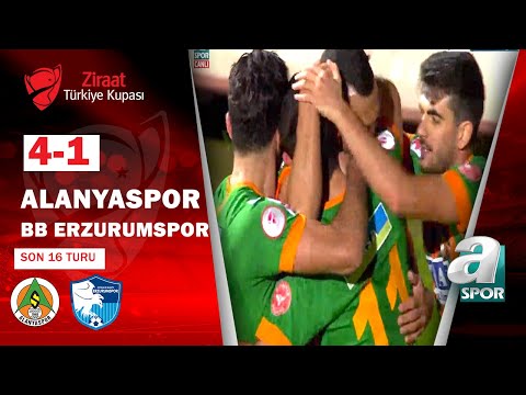 Alanyaspor 4 - 1 BB Erzurumspor MAÇ ÖZETİ (Ziraat Türkiye Kupası Son 16 Turu Maçı) 14.01.2021