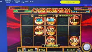 Cash Eruption Slot Bonus Win OLG.ca