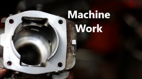 "How To Port A Chainsaw: Part 3 - Machine Work and Lowering the Ports on a Husqvarna 350"
