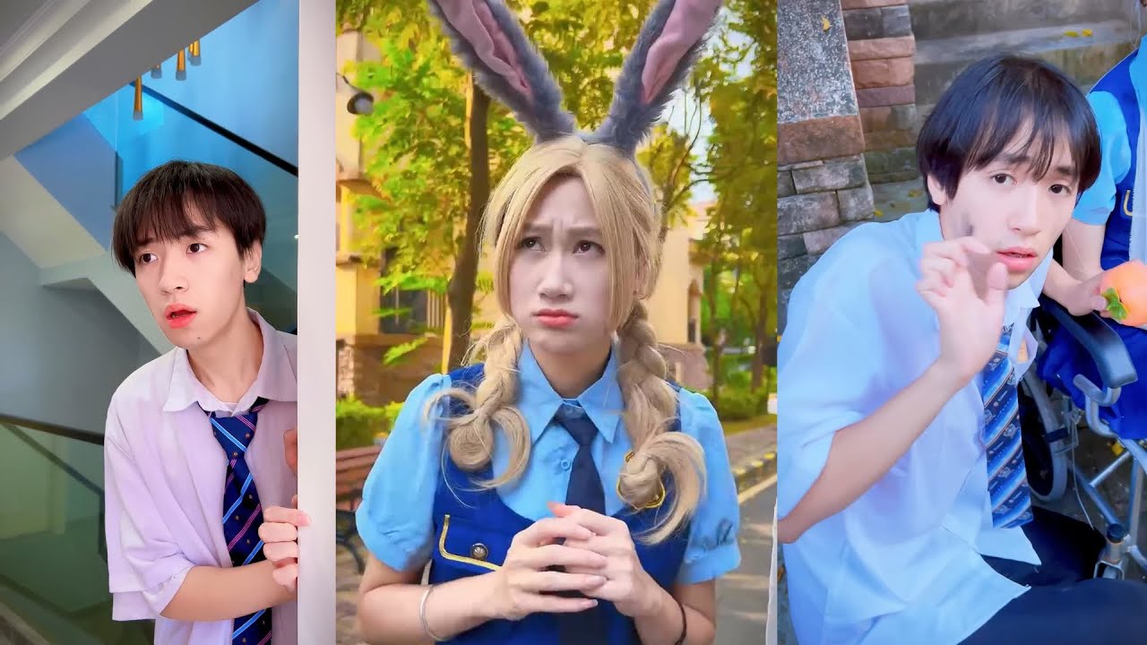 The little beggar made the rabbit police officer angry#officer #angel ...