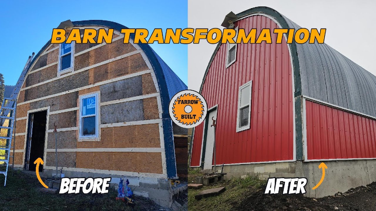 What We Did To Make This Barn Last For 40+ More Years! - YouTube
