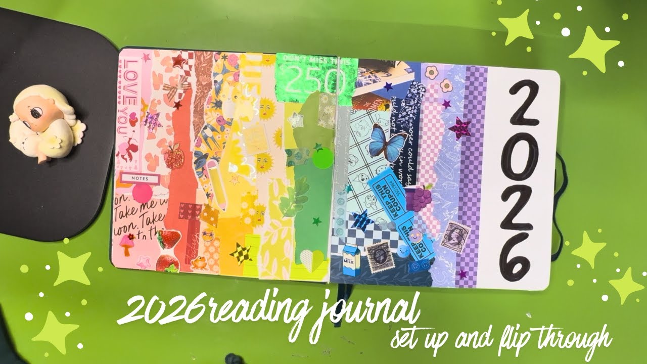 2026 Reading Journal SETUP & FLIP THROUGH