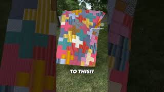 Fat Quarter Plus QAL | My finished quilt top | Fat quarter quilt