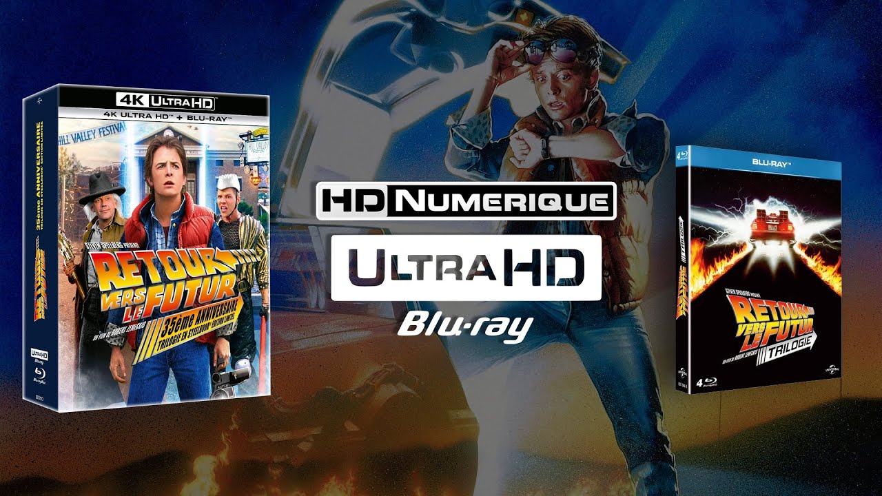 Blu-Ray Retour vers le futur - 4K UHD –