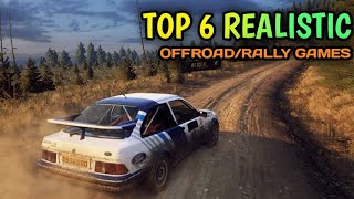 Top 6 Best Realistic Off-road/Rally Racing Games For Android/IOS | High Graphics | Open world Map 🔥 screenshot 5