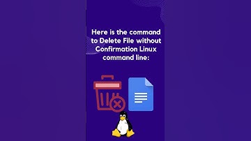 Remove File without Confirmation Prompt Linux #delete #file #without #confirmation #prompt #terminal