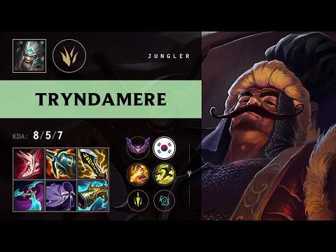 Tryndamere Jungle vs Kindred - KR Master Patch 26.13