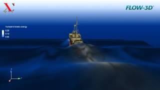 Ship in Rough Sea - FLOW-3D Simulation
