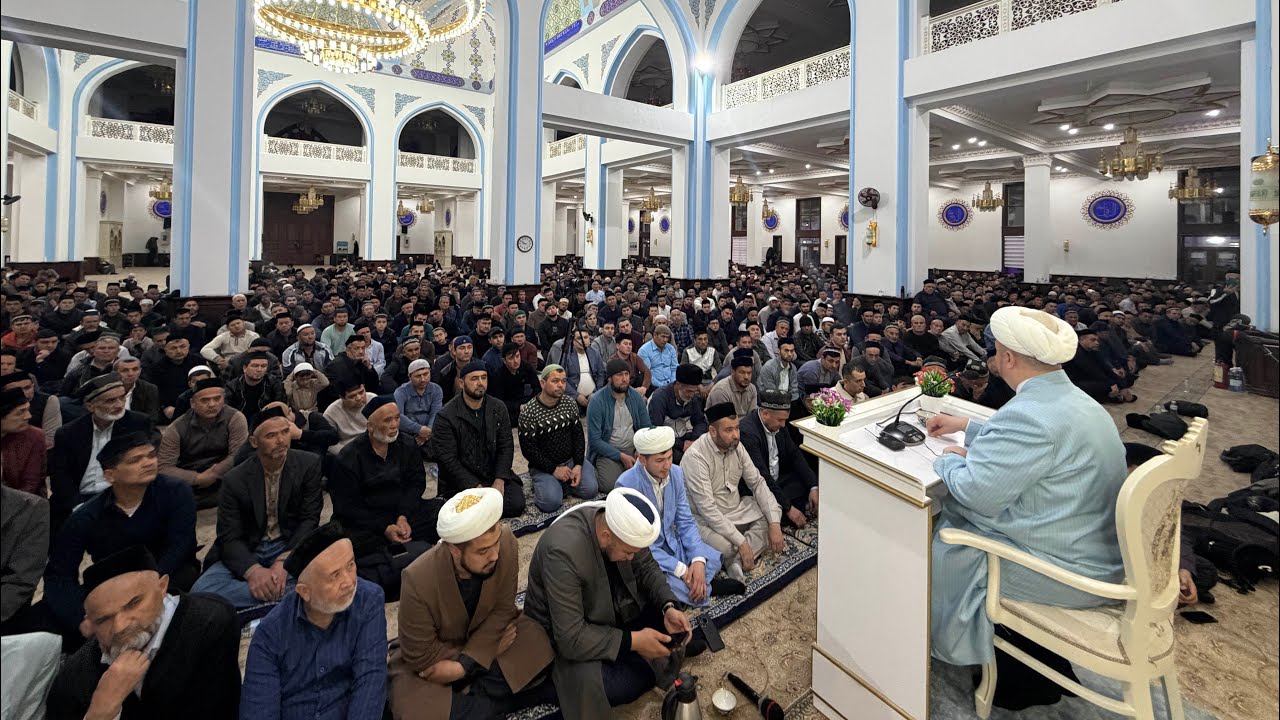 САМАРҚАНД ВИЛОЯТИ, УРГУТ ШАҲРИ “МУЛЛА ШОДИ БОБО” МАСЖИДИДАГИ ТАРОВИҲ НАМОЗИ СУҲБАТИ