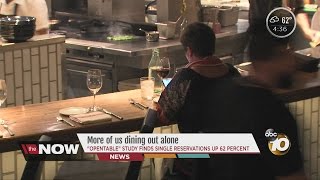 Solo dining trend helps put local restaurant on map