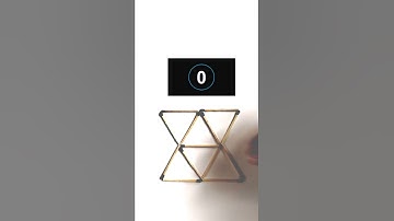 Puzzle, Remove Three Matchsticks To Make Three Triangles #short #shorts #youtubeshort
