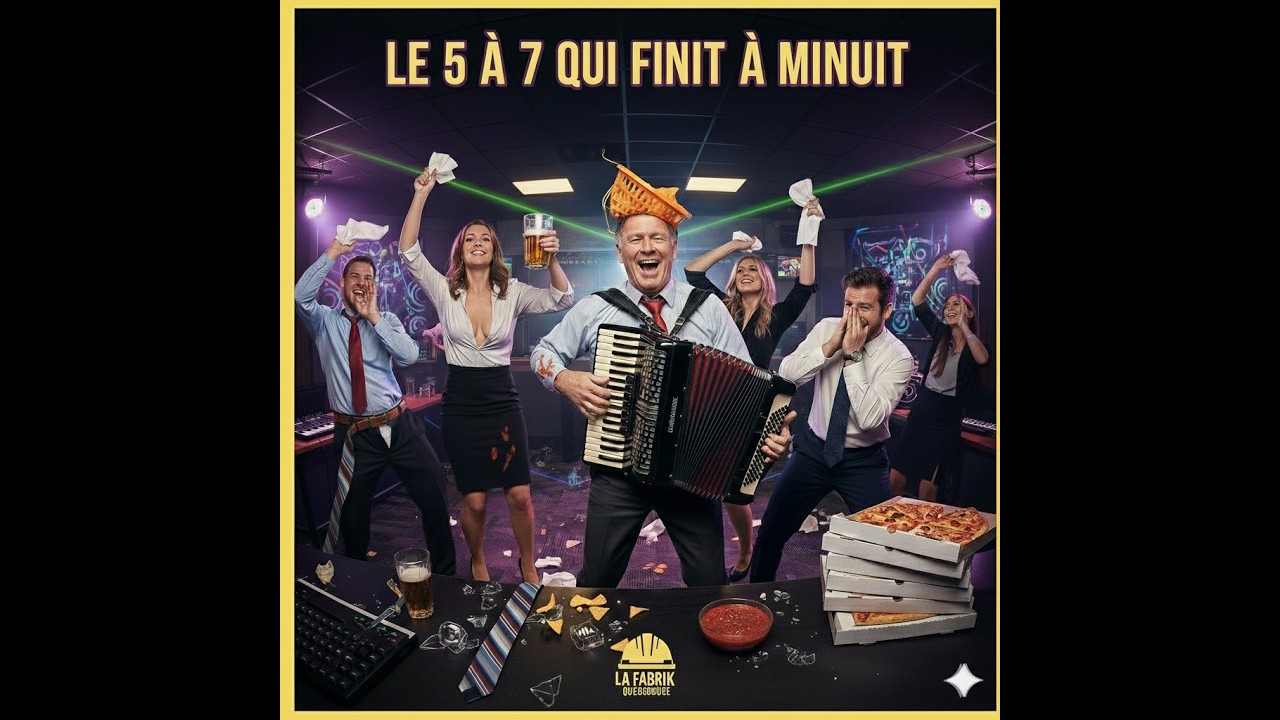🎉🍻 Le 5 À 7 qui finit à minuit — Party de Job Québécois Humoristique | La Fabrik Québécoise 🎉