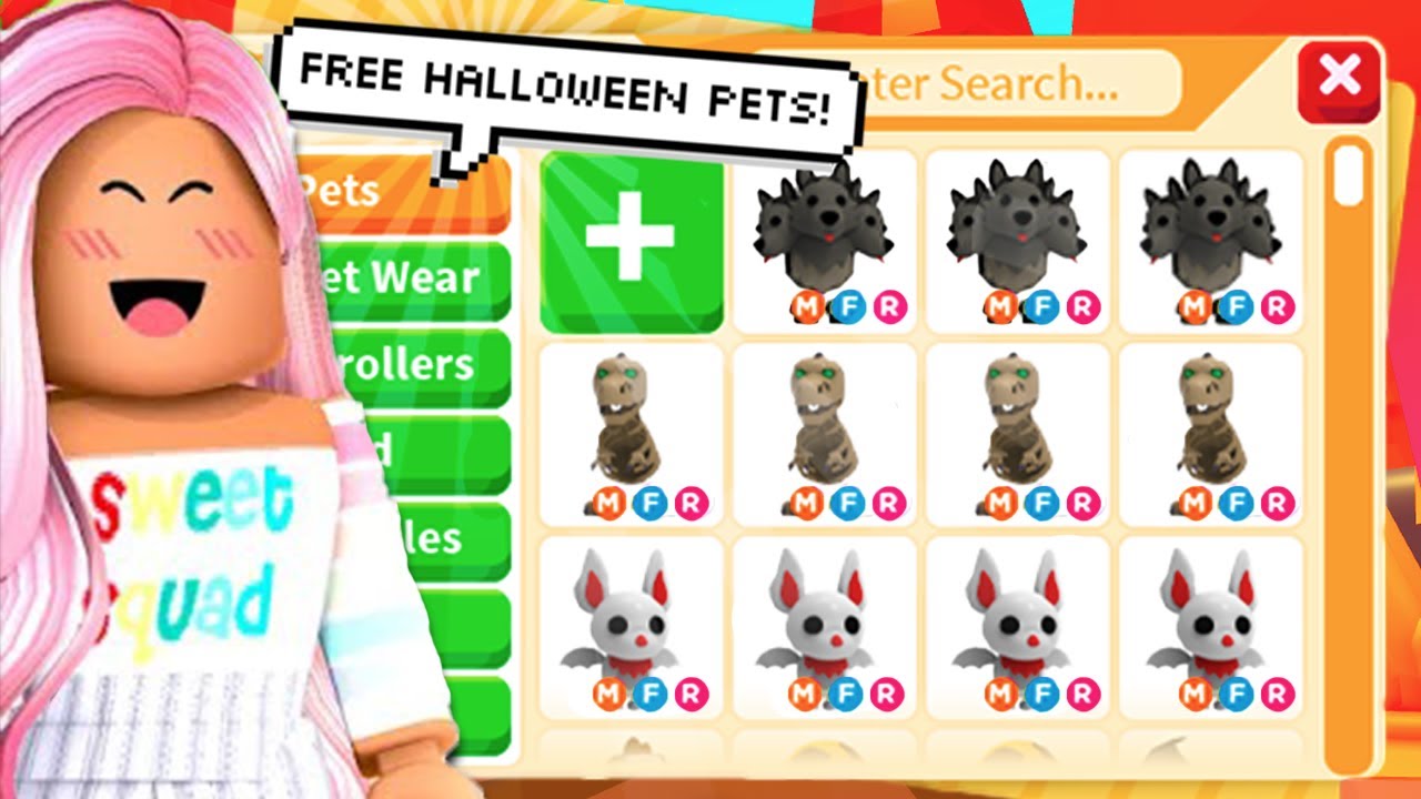 The FASTEST Way to Get ALL 6 HALLOWEEN PETS!! [FREE] (Roblox Adopt Me