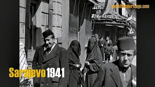 Sarajevo 1941 - rare footage filmed by a german Wehrmacht soldier