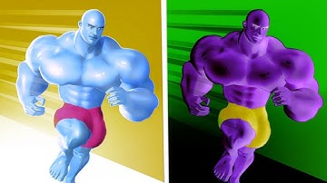 Muscle Rush 💪 Reverse ◀️ gameplay  Colour Run walkthrough , iOS Android New Update ( part : 789 )