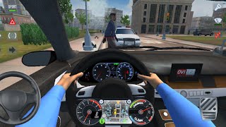 Audi A8 Classic Uber Driver | City Car driving 3d games Andorid iOS  | Taxi sim 2020 Gameplay screenshot 4