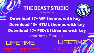 How to download 17+ WORDPRESS, 13+ HTML, 17+ PSD/UI themes for free | 100% VERIFIED WAY