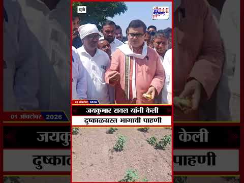 Dhule : जयकुमार रावल यांनी केली दुष्काळग्रस्त भागाची पाहणी