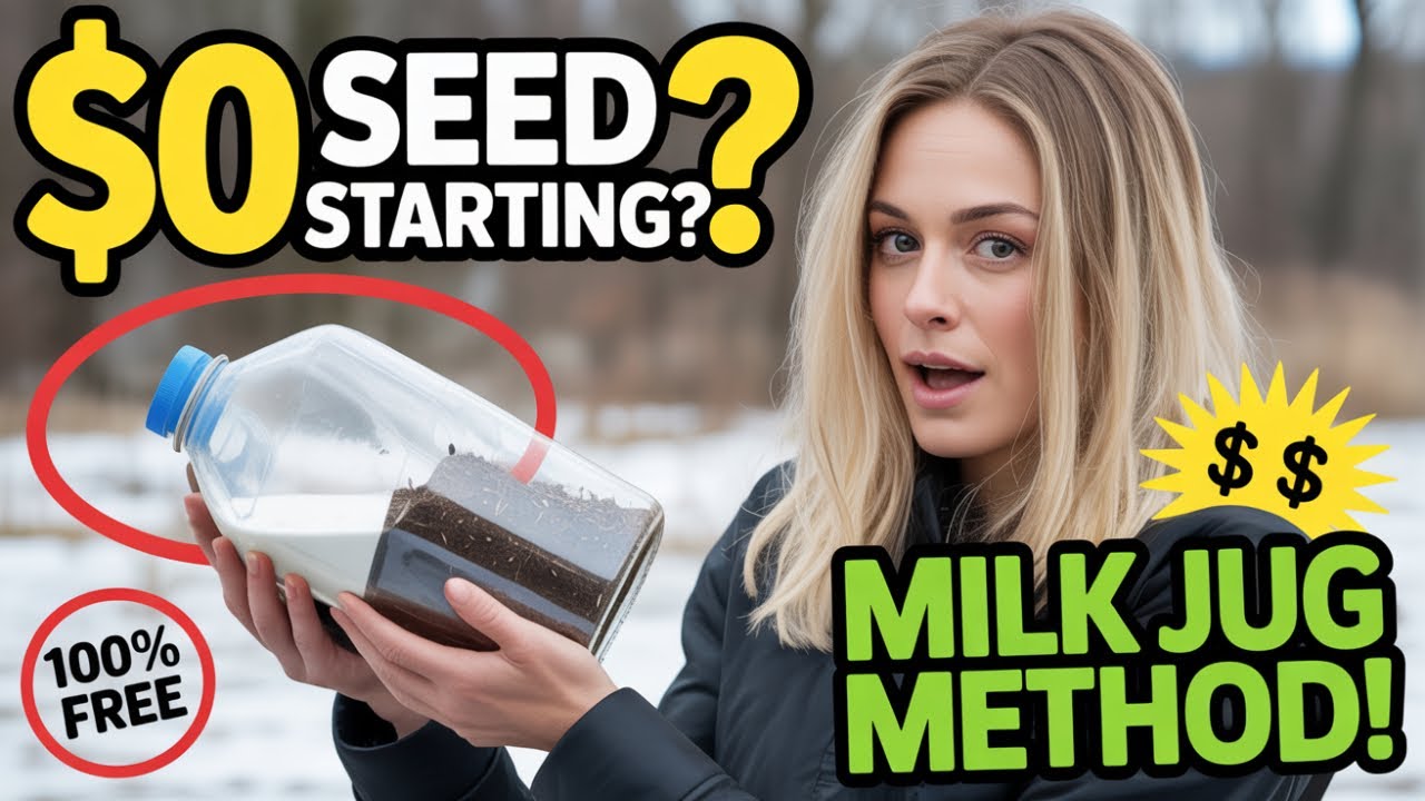 Winter Sowing in Milk Jugs For Beginners (Start Seeds For FREE)!