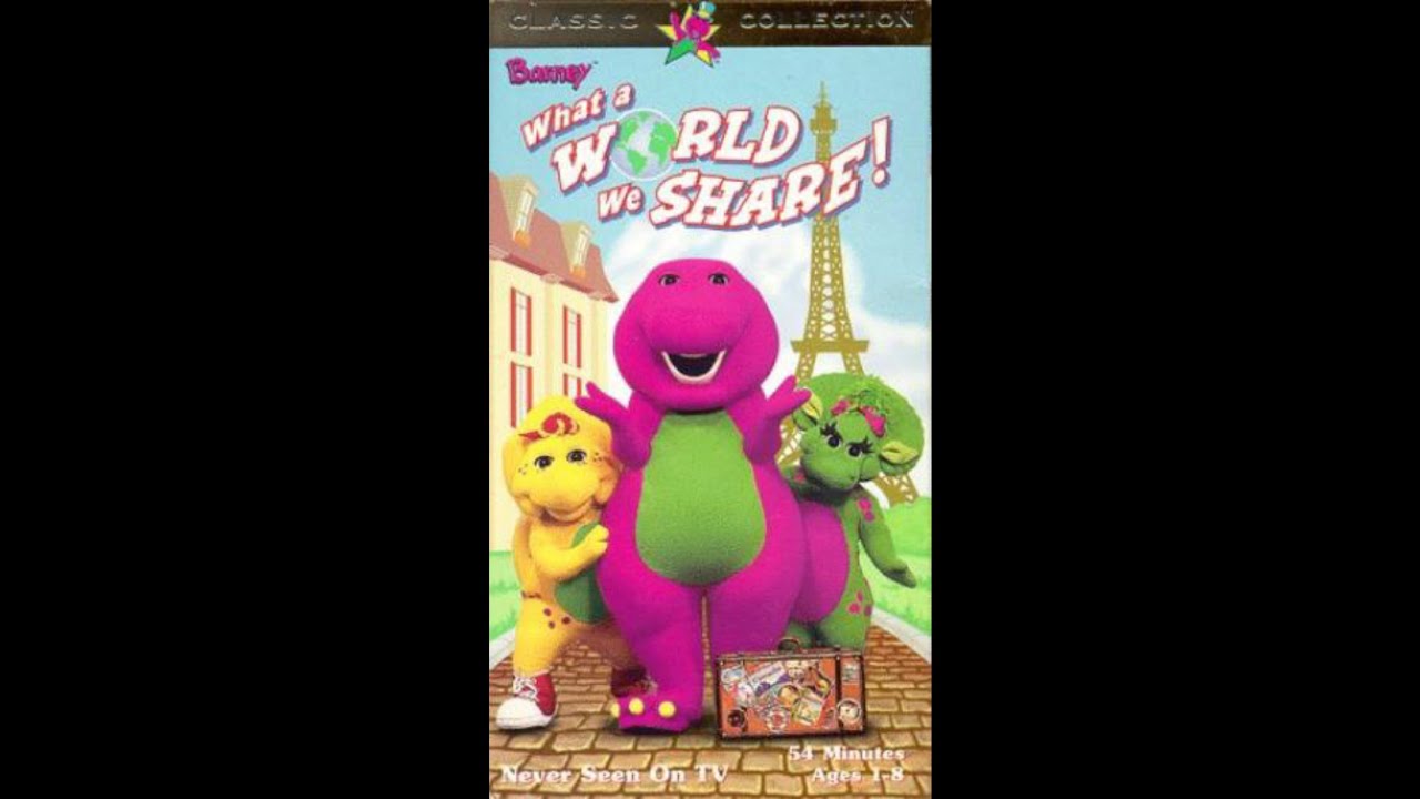 Opening & Closing To Barney: What A World We Share (1999 VHS) - YouTube