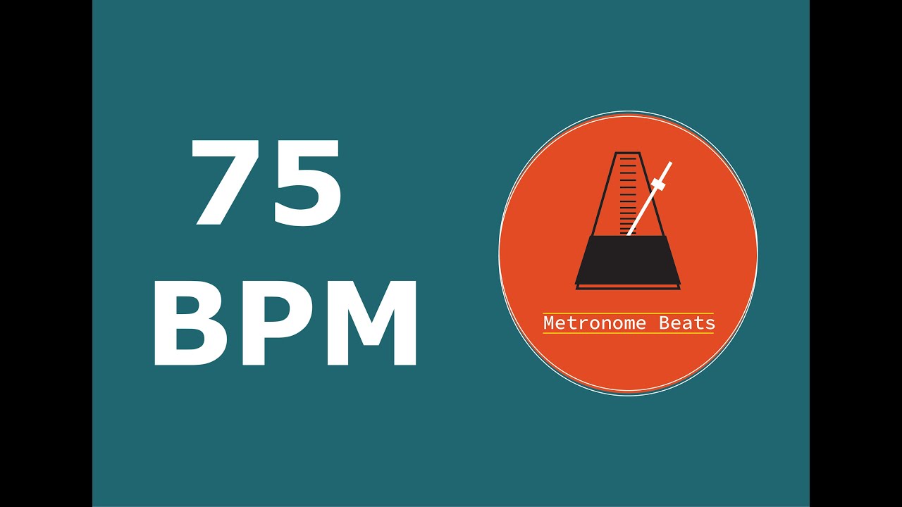 75 BPM - Metronome - YouTube