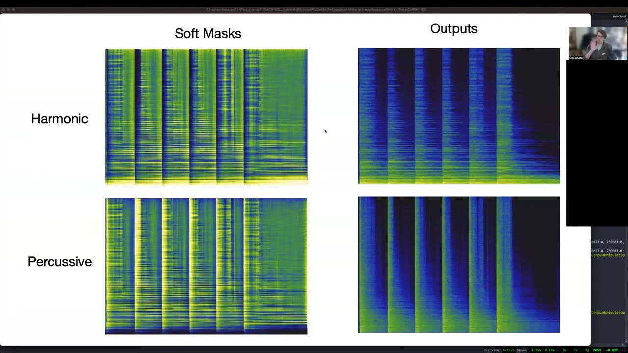 FluCoMa HPSS (Harmonic Percussive Source Separation)